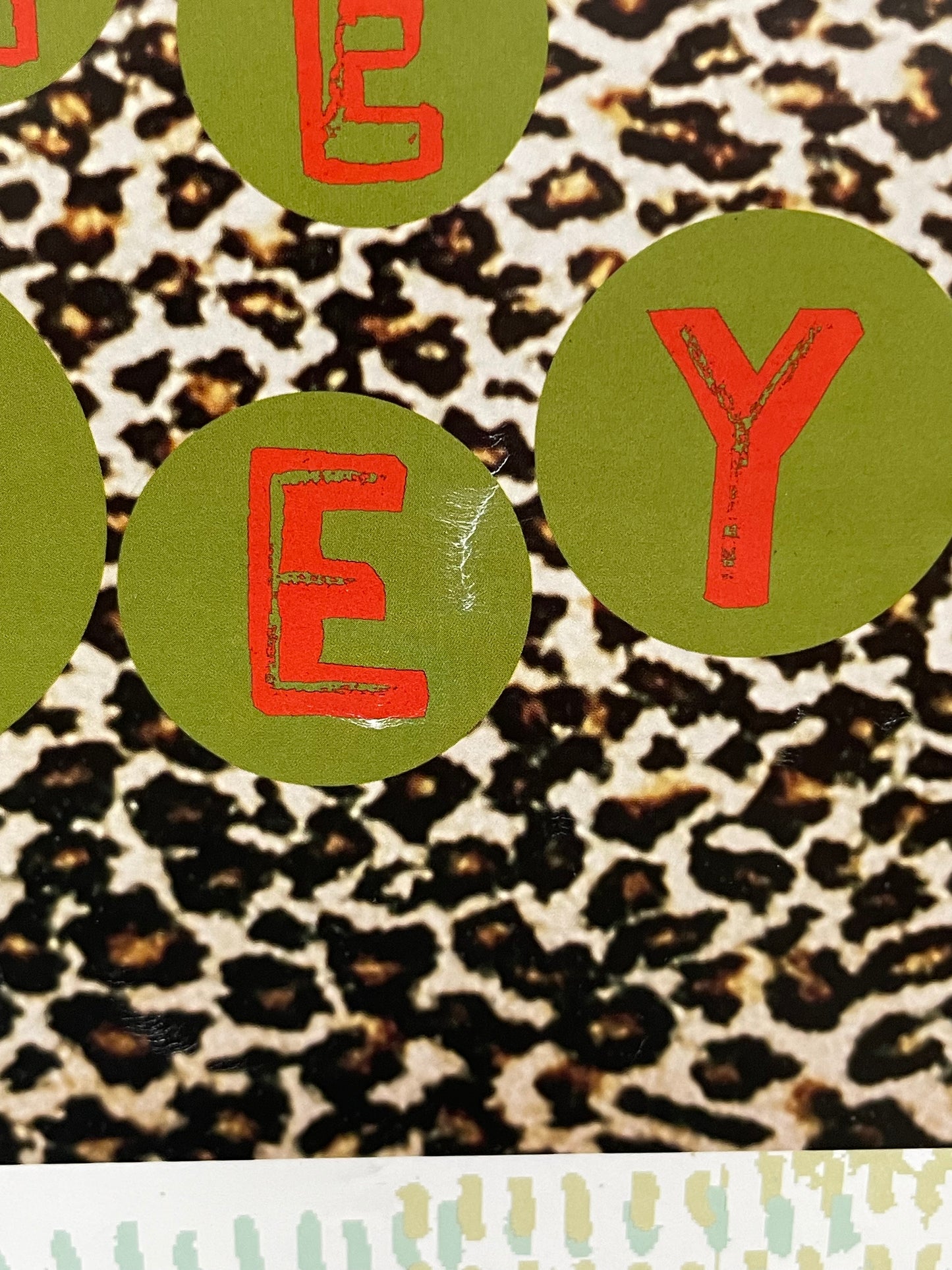 The HoneyDogs, vintage double-sided poster, 1997