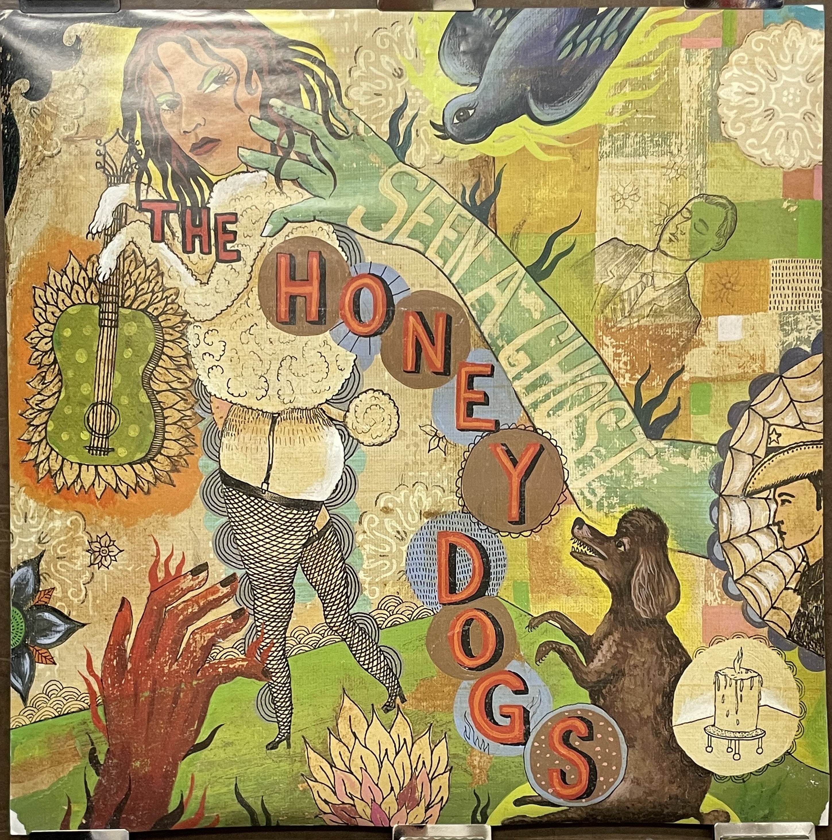 The HoneyDogs, vintage double-sided poster, 1997 - HAPPIEST KID FINDS - Museum-quality antique and vintage posters, original art, preservation and restoration