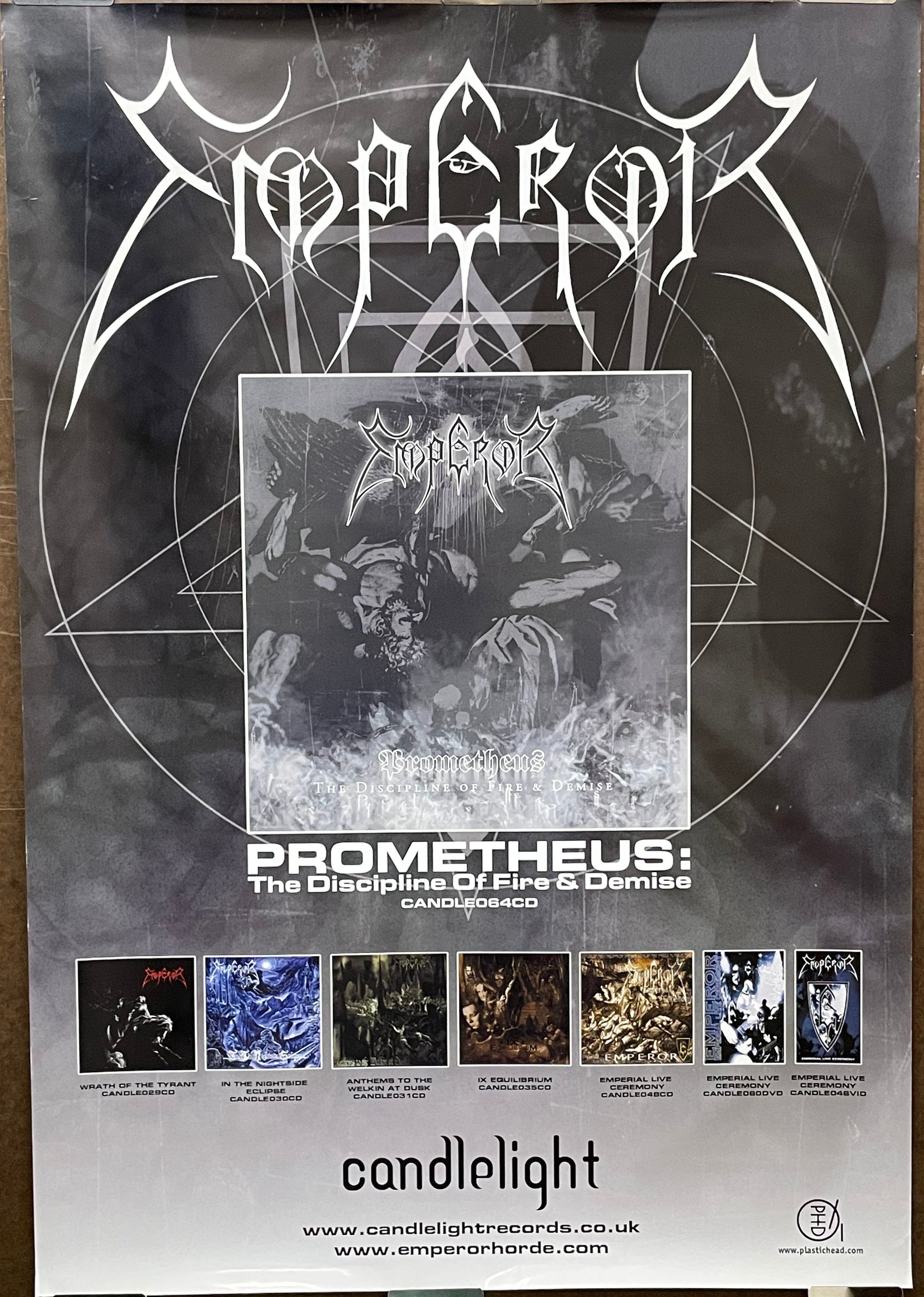 Emperor Prometheus Vintage Album Promo Poster 2001 | Happiest Kid