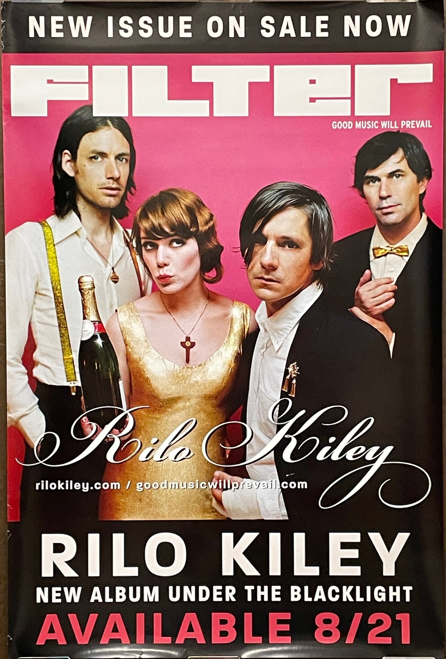 FILTER-Rilo Kiley cover, publication promo poster, 2007