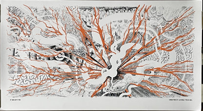 At War With Time, original art print, 2014