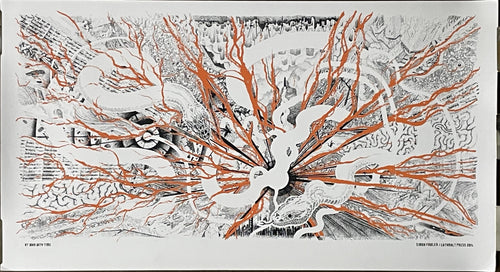 At War With Time, original art print, 2014