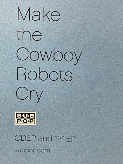 Beachwood Sparks-Make the Cowboy Robots Cry, album promo poster, 2002 - HAPPIEST KID FINDS - Museum-quality antique and vintage posters, original art, preservation and restoration