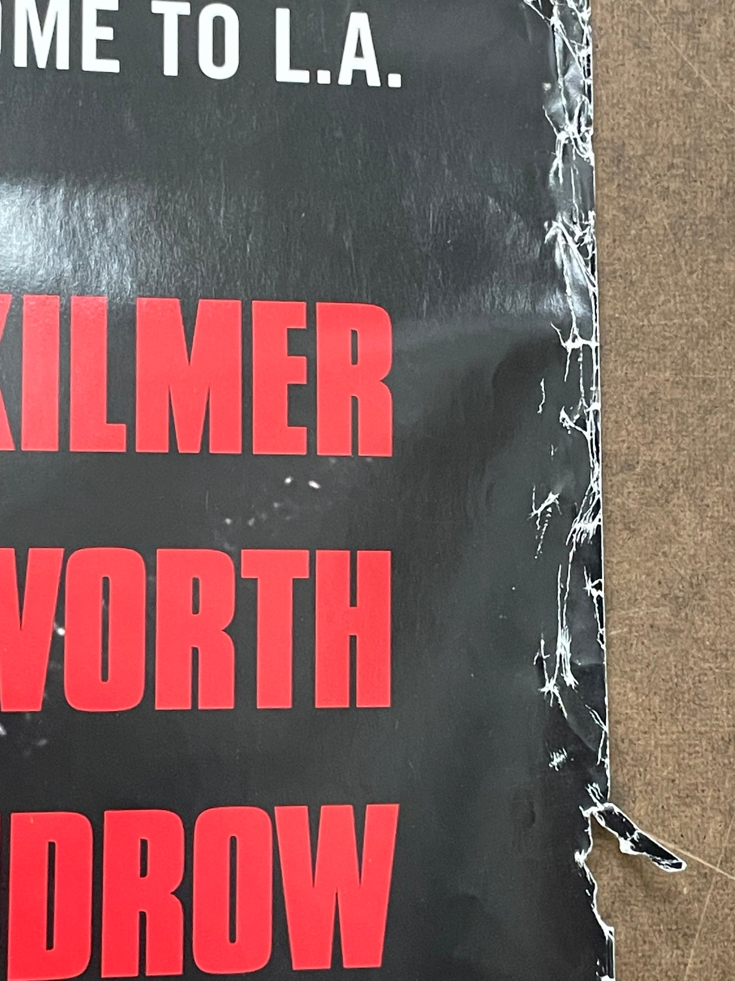 Wonderland starring Val Kilmer, original film poster, 2003