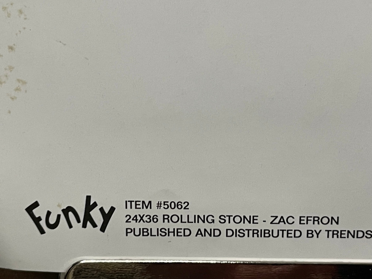 ROLLING STONE- Zac Efron cover, commercial poster, 2007