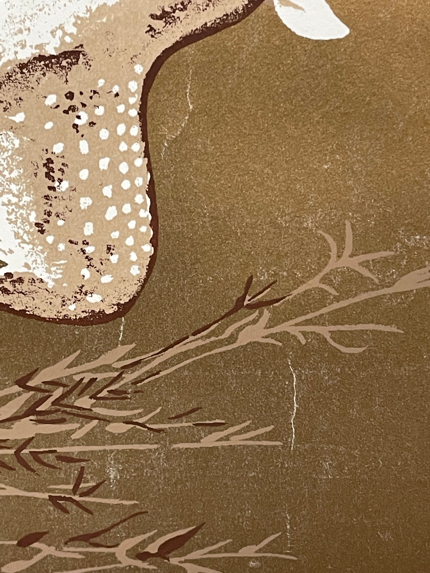 Deer by River, Golden Screen Pr. Japan-Toca school