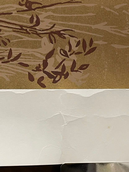 Deer by River, Golden Screen Pr. Japan-Toca school - HAPPIEST KID FINDS - Museum-quality antique and vintage posters, original art, preservation and restoration