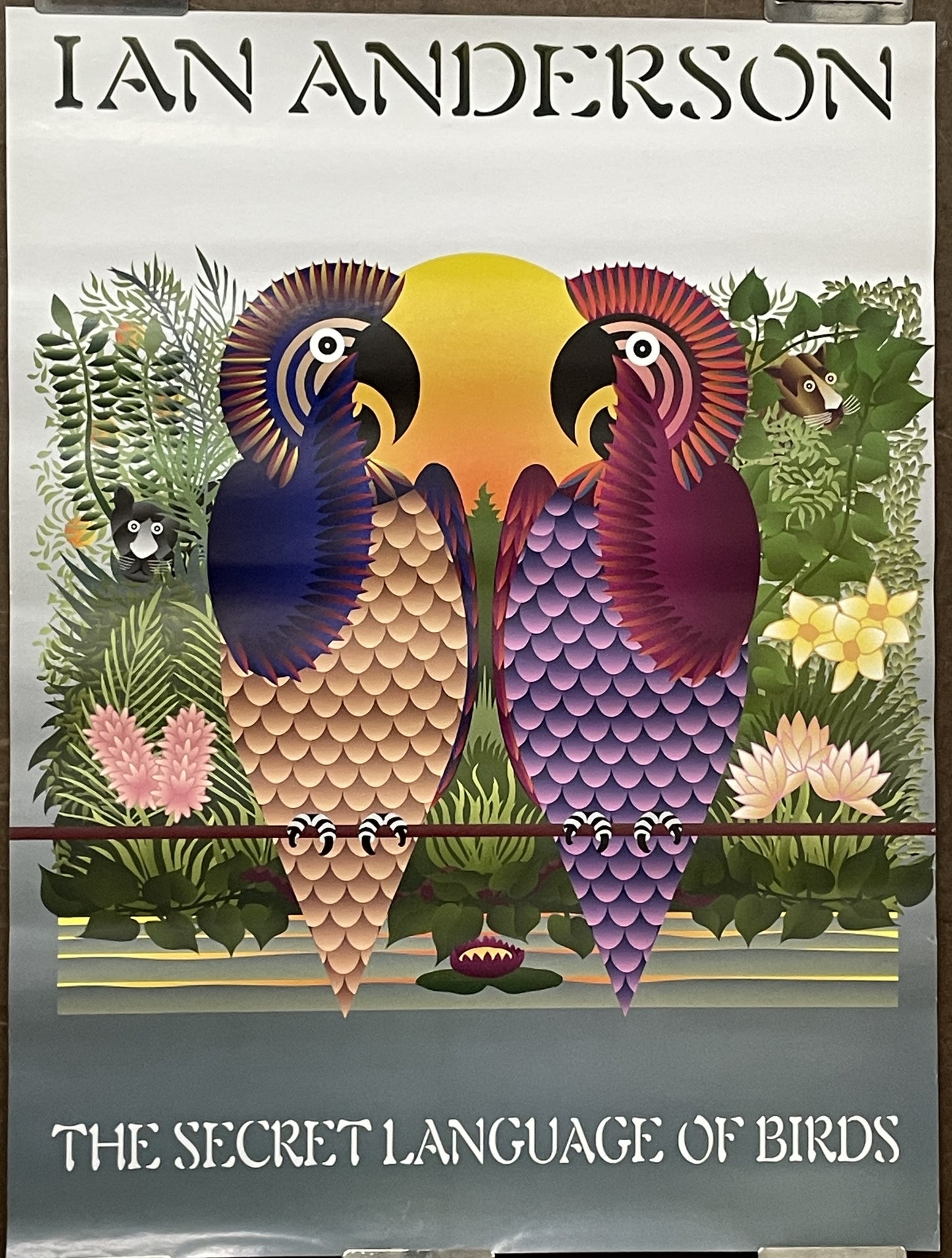 Ian Anderson-The Secret Language of Birds, album promo poster, 2000