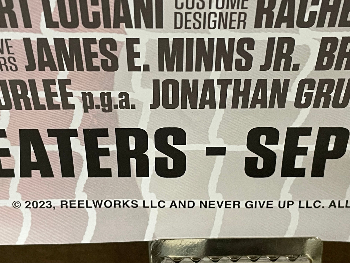 Never Give Up, original film poster, 2023