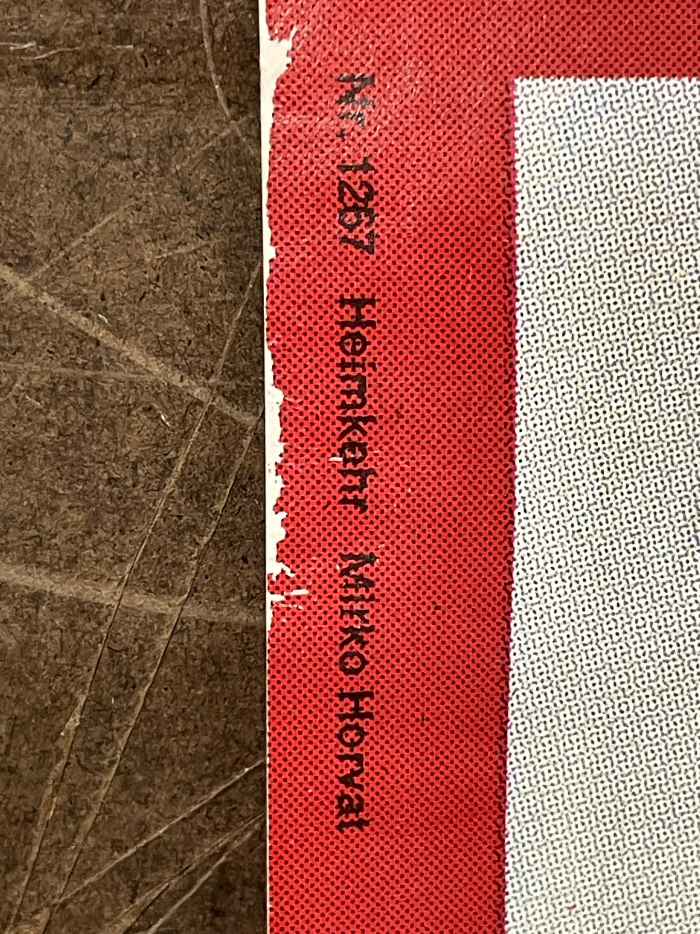 Heimkehr, by Mirko Horvat, Nr.1267, vintage art poster, 1971