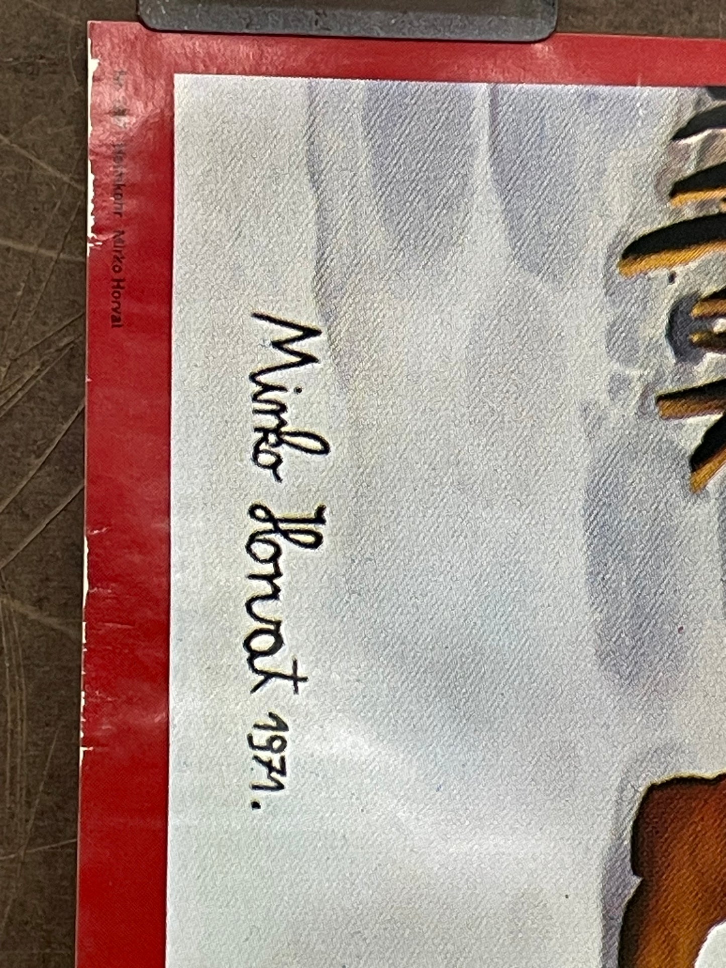 Heimkehr, by Mirko Horvat, Nr.1267, vintage art poster, 1971