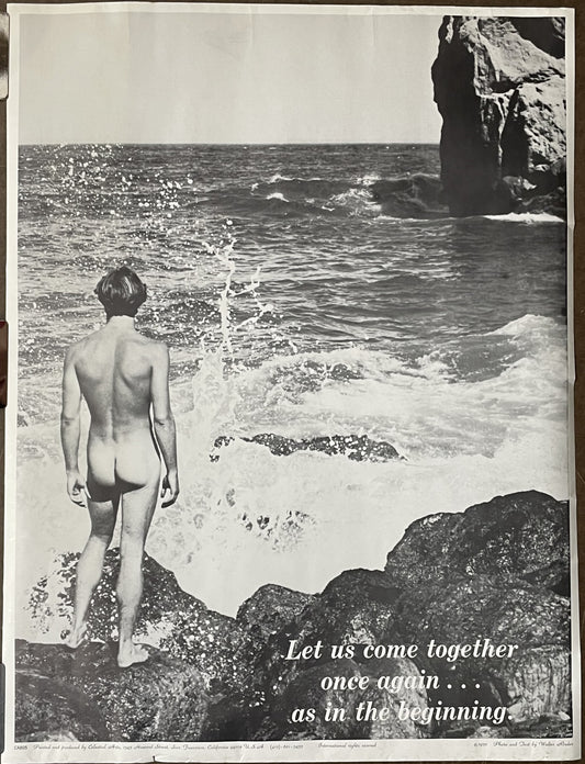 Let Us Come Together Once Again, vintage inspirational poster, 1970