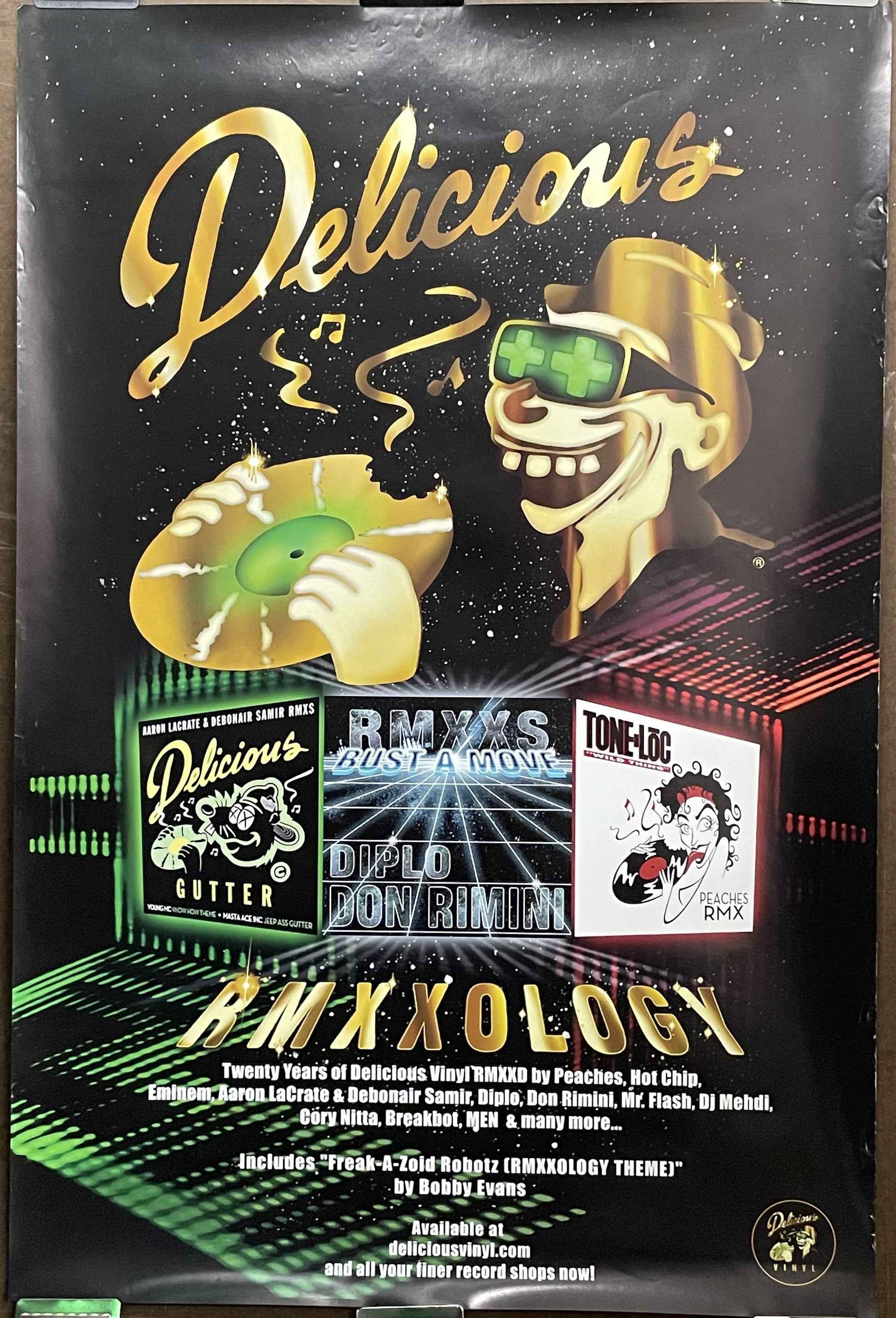 Delicious-RMXXOLOGY, promo poster, 2008 at Happiest Kid FInds