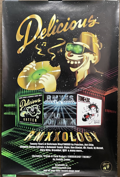 Delicious-RMXXOLOGY, promo poster, 2008 at Happiest Kid FInds