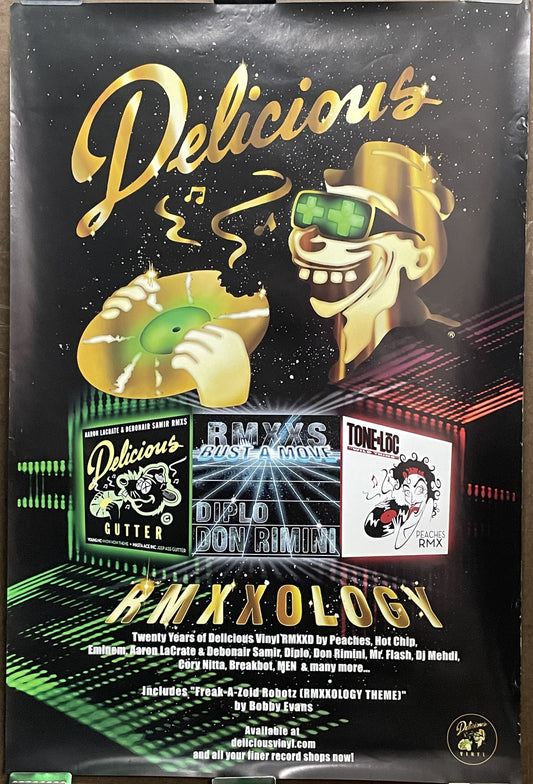 Delicious-RMXXOLOGY, promo poster, 2008 at Happiest Kid FInds