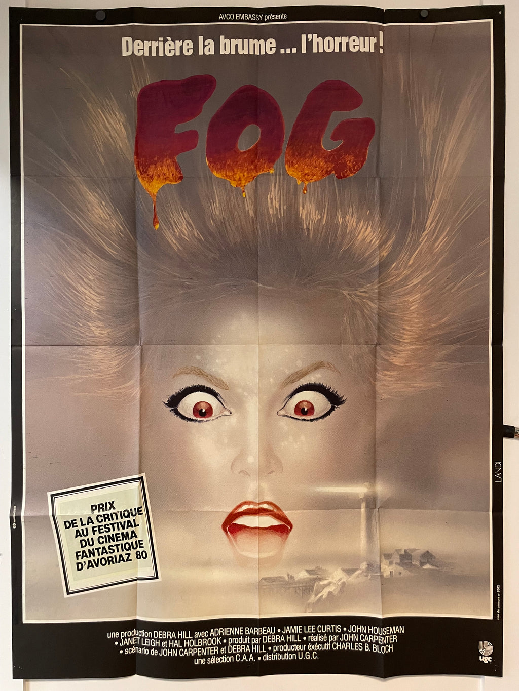The Fog, French Release Film Poster, 1980 - HAPPIEST KID FINDS - Museum-quality antique and vintage posters, original art, preservation and restoration