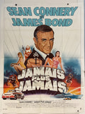 Never Say Never Again, French Release Movie Poster, 1983 - HAPPIEST KID FINDS - Museum-quality antique and vintage posters, original art, preservation and restoration