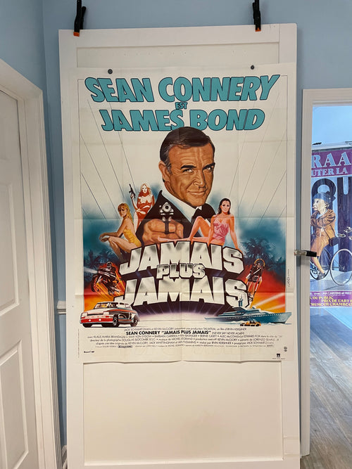 Never Say Never Again, French Release Movie Poster, 1983 - HAPPIEST KID FINDS - Museum-quality antique and vintage posters, original art, preservation and restoration