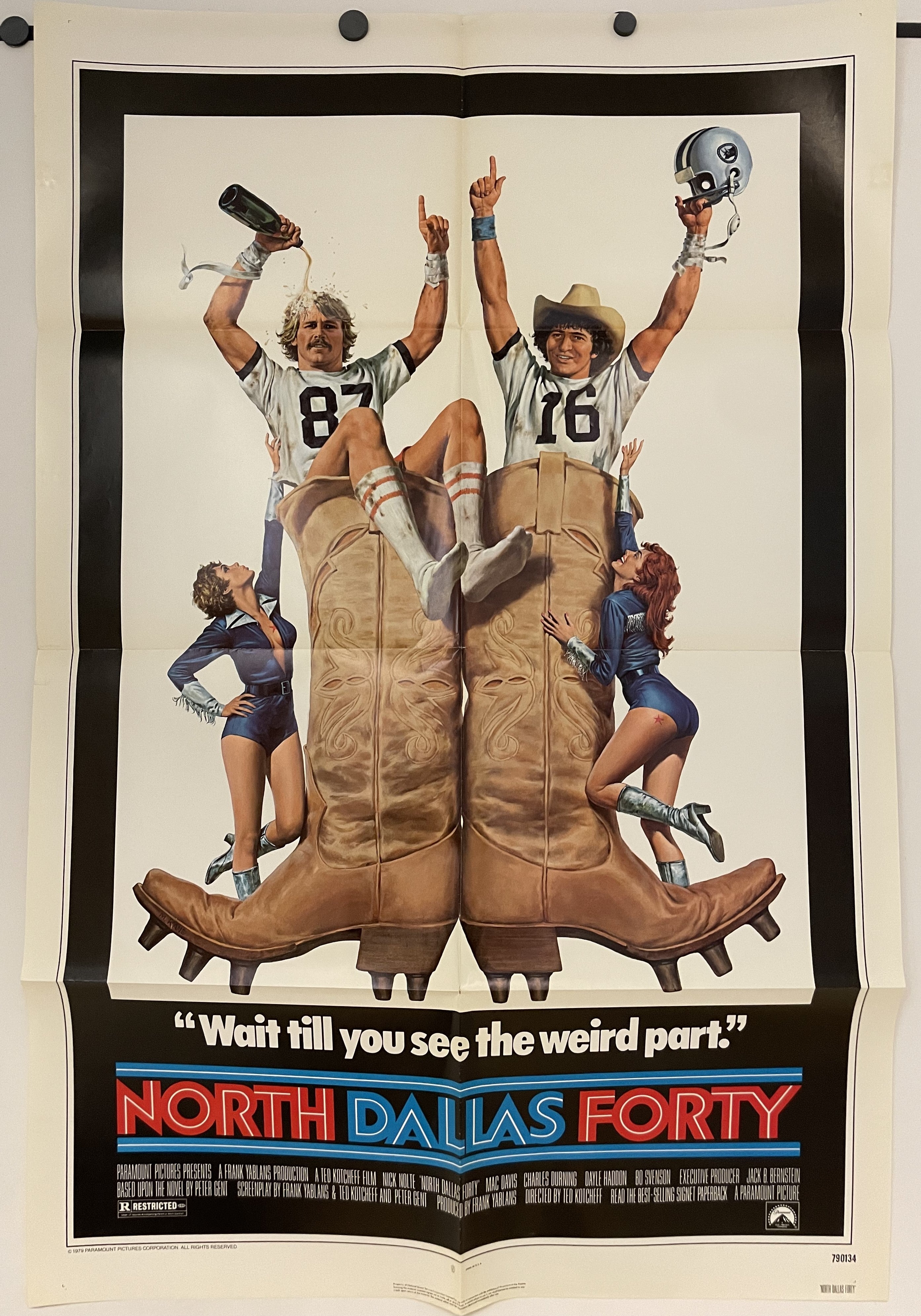 North Dallas Forty Vintage Film Poster 1979 | Happiest Kid Finds Happiest Kid Finds