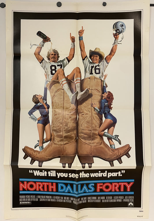 North Dallas Forty Movie Poster, 1979
