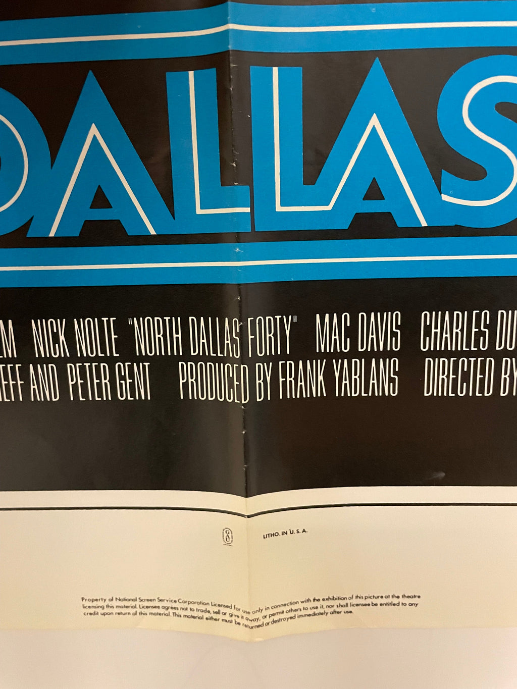 North Dallas Forty Vintage Film Poster 1979 | Happiest Kid Finds Happiest Kid Finds