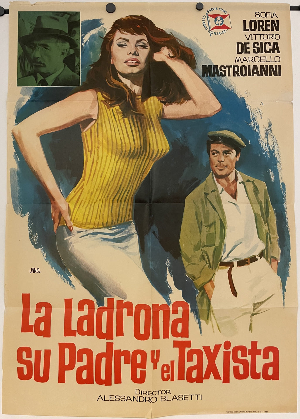 Too Bad She's Bad Vintage Italian Film Poster c.1954 | Happiest Kid Finds Happiest Kid Finds