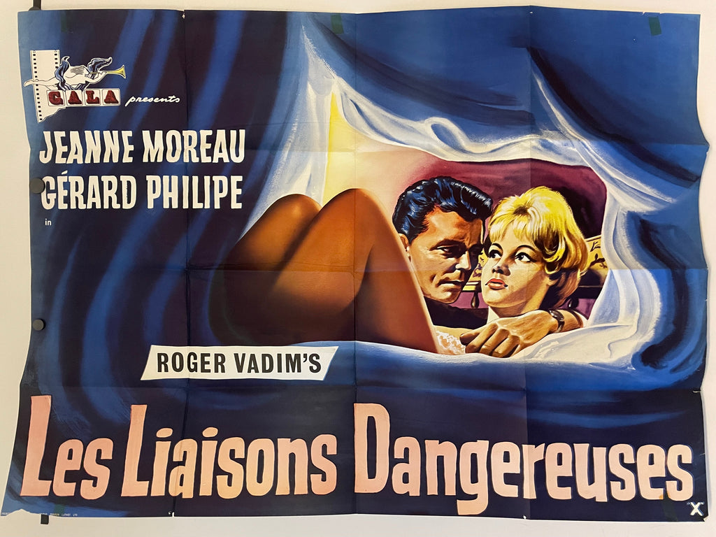 Les Liaisons Dangereuses Vintage French Film Poster 1959 | Happiest Kid Finds Happiest Kid Finds