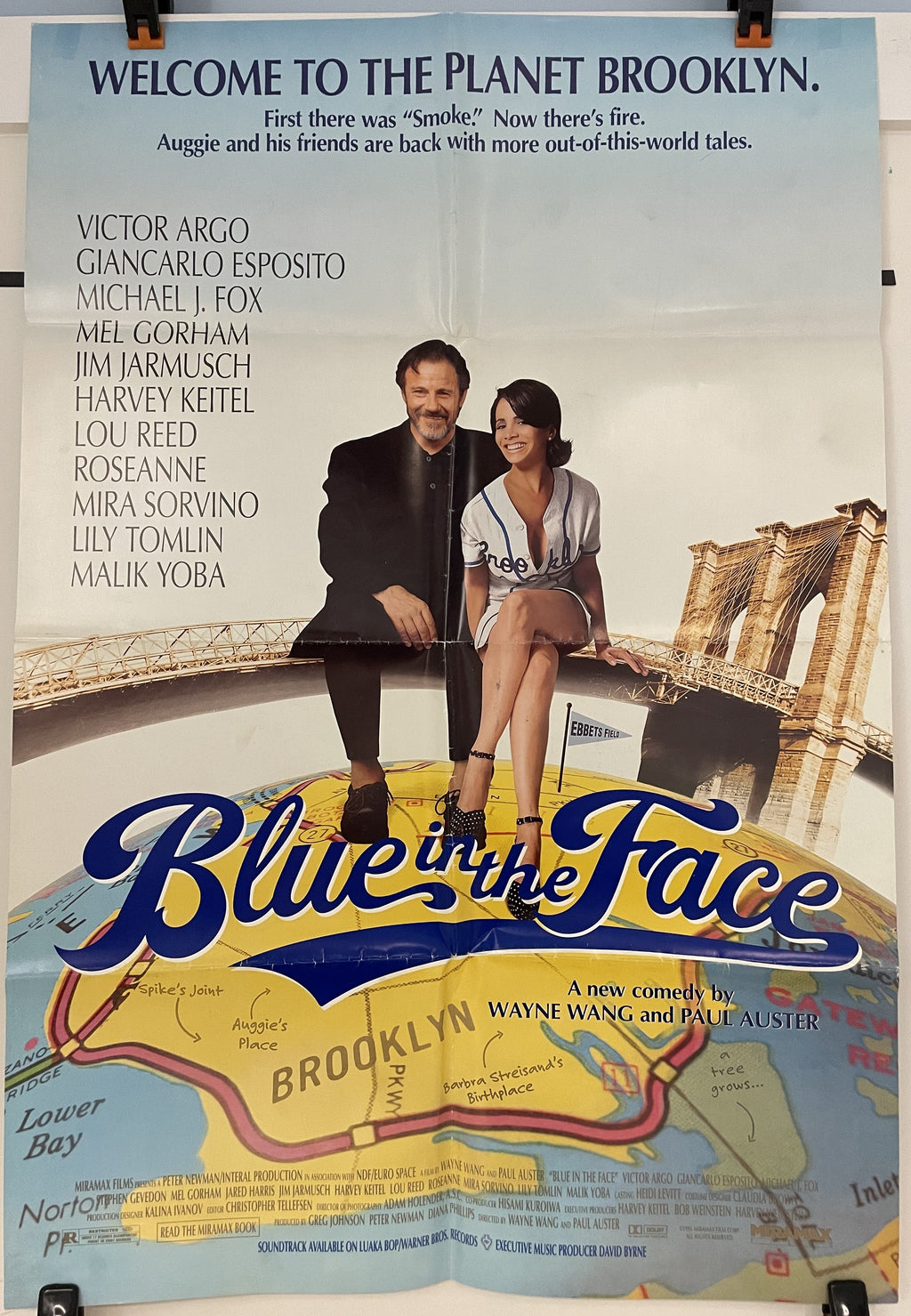 Blue in the Face Vintage Film Poster 1995 | Happiest Kid Finds Happiest Kid Finds