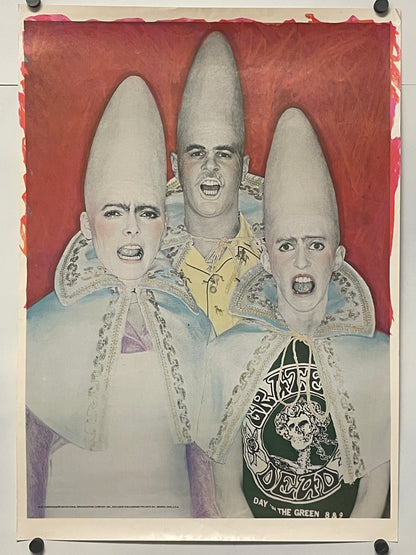 Coneheads, vintage commercial poster for  Saturday Night Live TV Series characters, 1978 - HAPPIEST KID FINDS - Museum-quality antique and vintage posters, original art, preservation and restoration