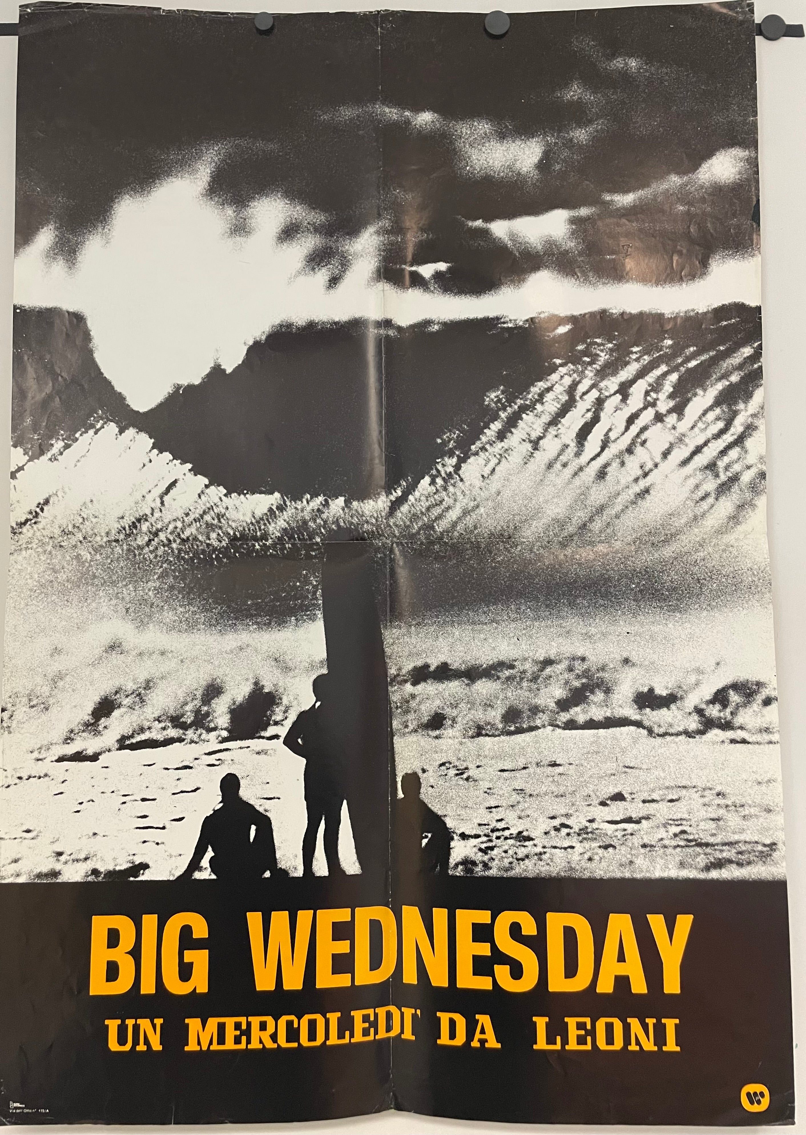 Big Wednesday Vintage Italian Release Film Poster 1978 | Happiest Kid Finds Happiest Kid Finds