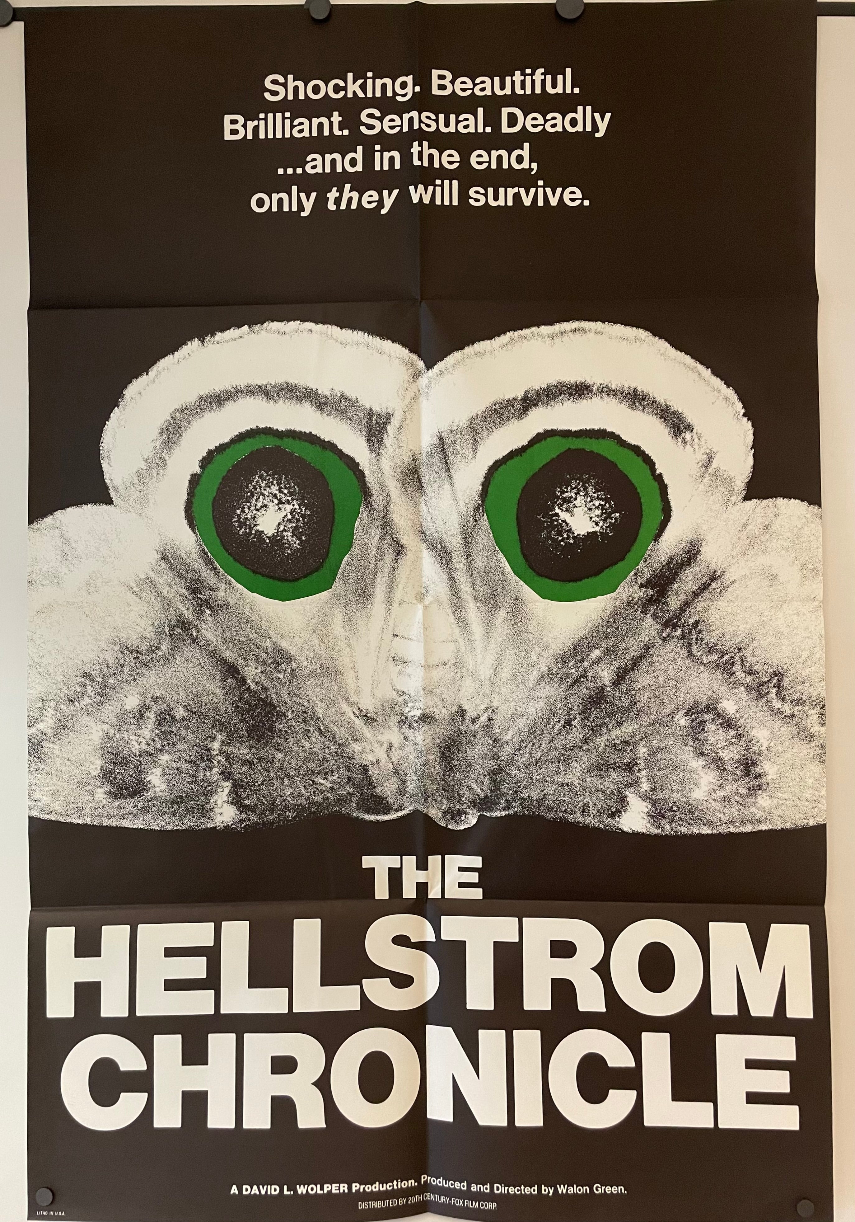 The Hellstrom Chronicle, Original Vintage Poster 1971 Happiest Kid Finds