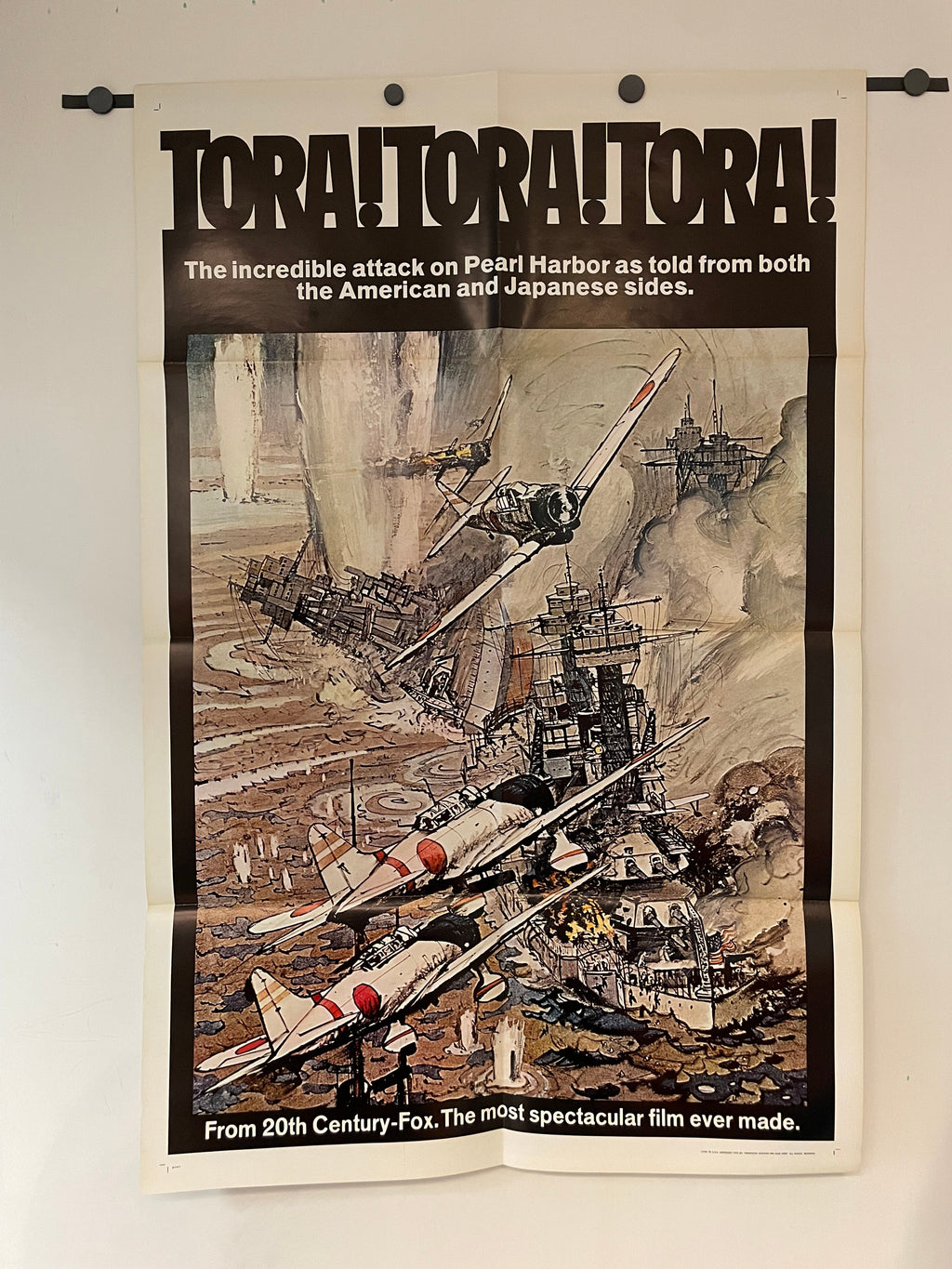 Tora! Tora! Tora! Vintage Original One-Sheet Film Poster 1970 | Happiest Kid Finds Happiest Kid Finds