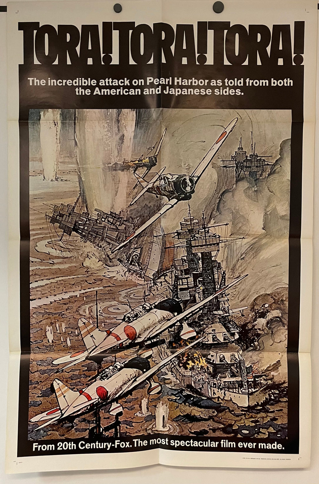 Tora! Tora! Tora! Vintage Original One-Sheet Film Poster 1970 | Happiest Kid Finds Happiest Kid Finds