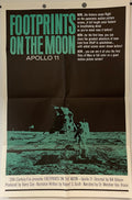 Footprints on the Moon Apollo 11 Vintage Documentary Poster 1969 | Happiest Kid Finds Happiest Kid Finds