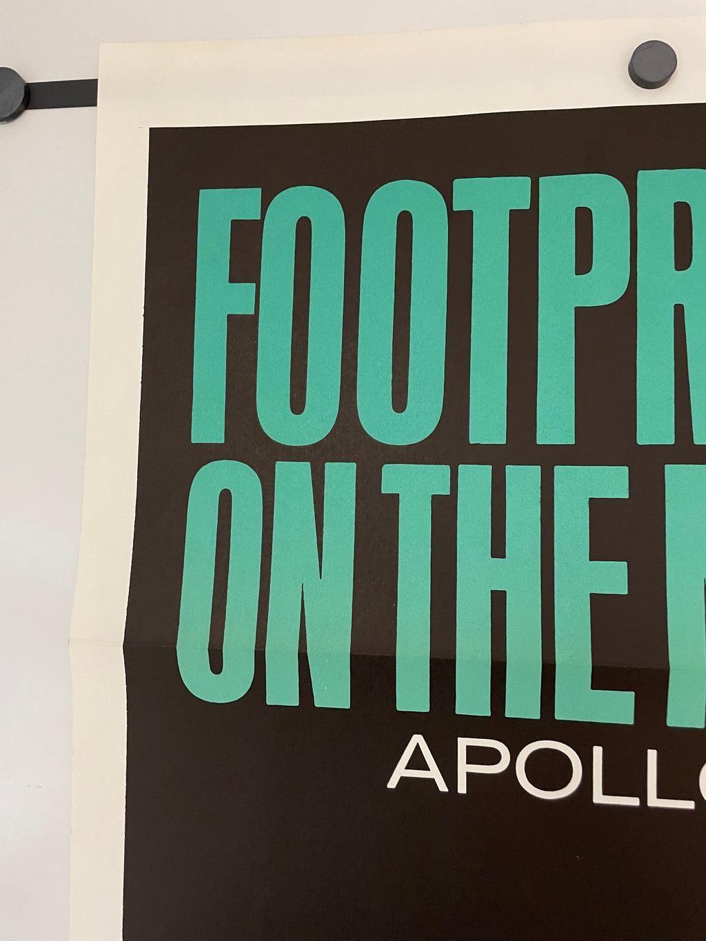 Footprints on the Moon Apollo 11 Vintage Documentary Poster 1969 | Happiest Kid Finds Happiest Kid Finds