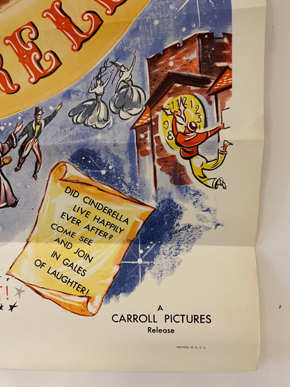 Princess Cinderella, 1954 Original Film Poster