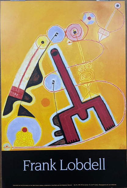 Frank Lobdell, exhibition poster, 2004 - HAPPIEST KID FINDS - Museum-quality antique and vintage posters, original art, preservation and restoration