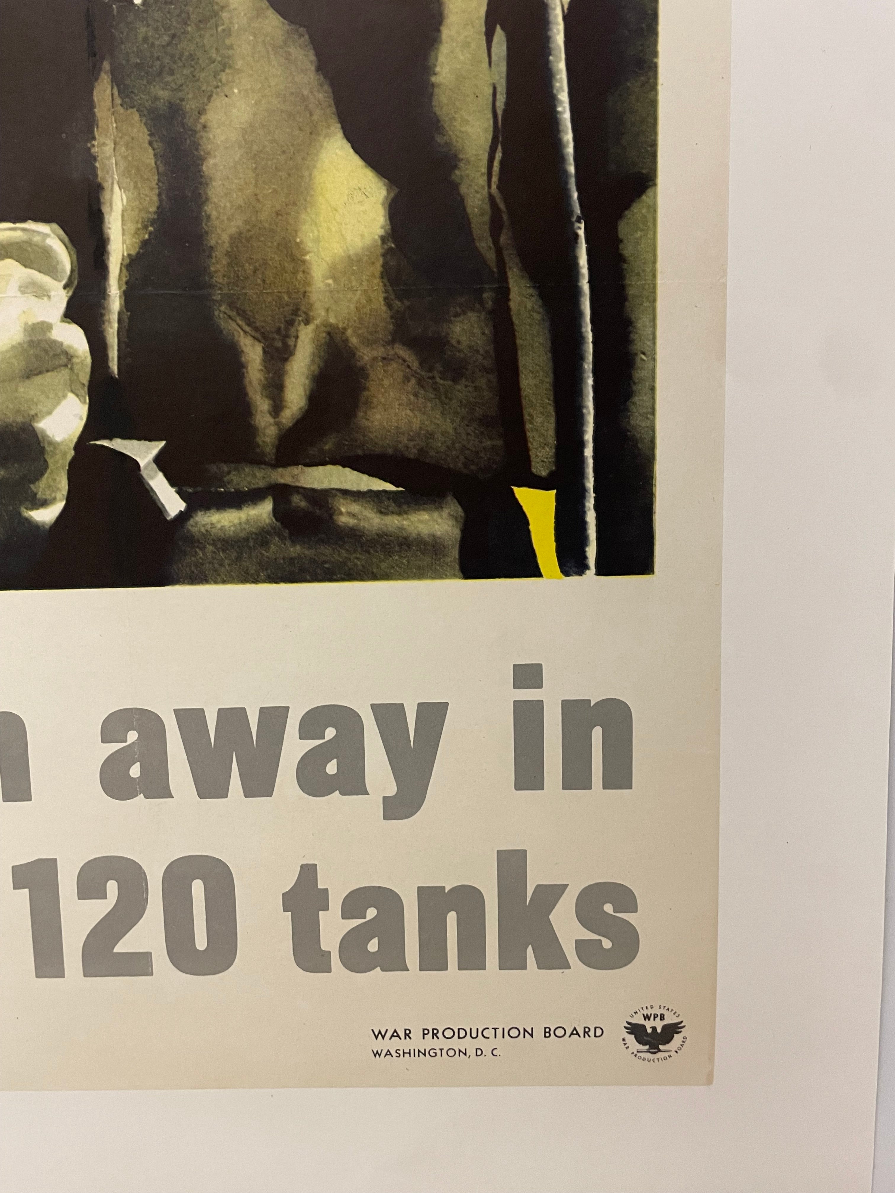 Don't Throw Away Ammunition Vintage WWII Poster 1942 | Happiest Kid Finds Happiest Kid Finds