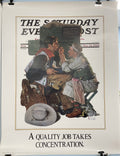 No. 272 - A Quality Job Takes Concentration, Masterpiece Program series, c.1990 Happiest Kid Finds