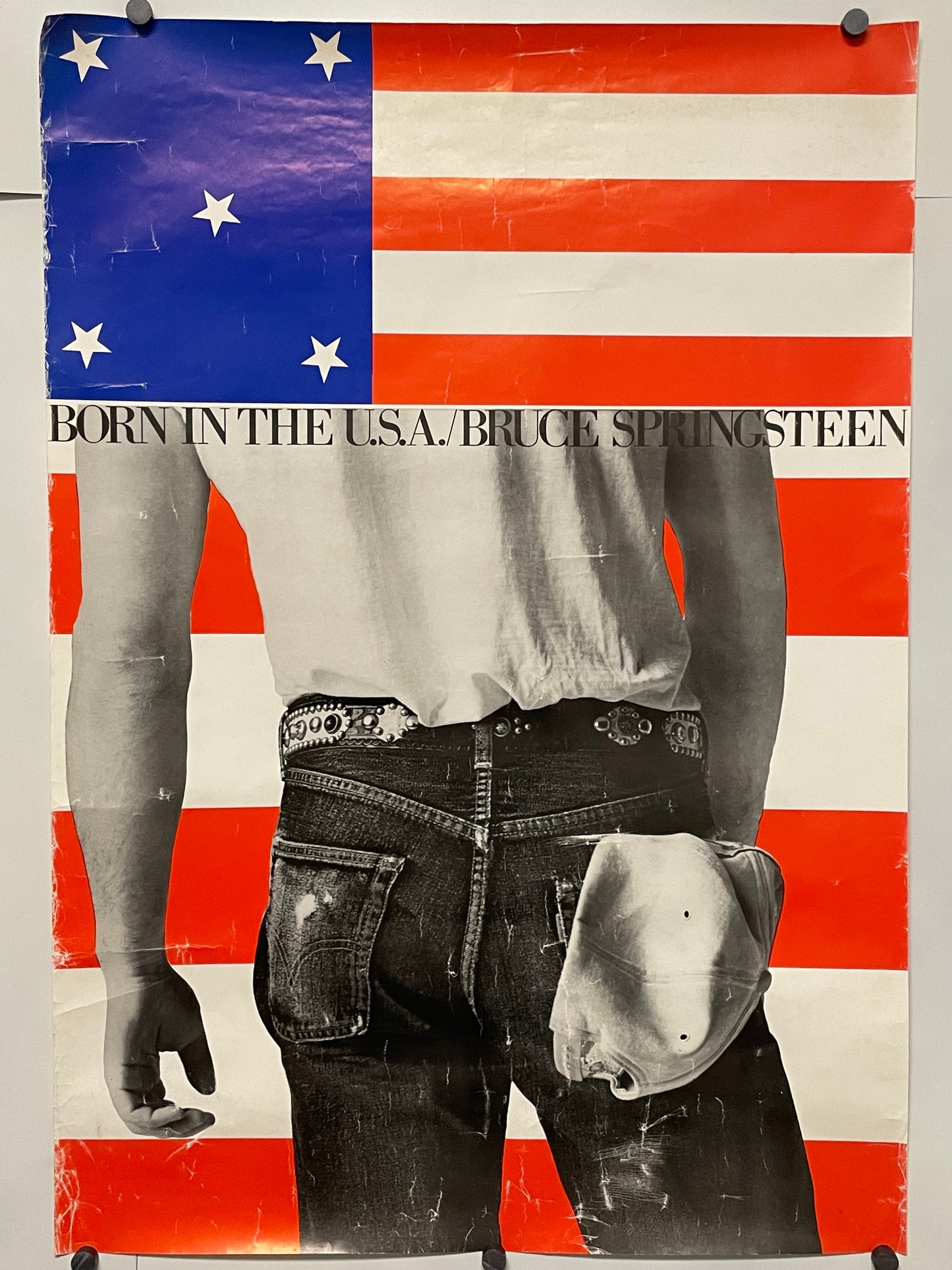 Born in the USA, vintage Bruce Springsteen poster, 1984