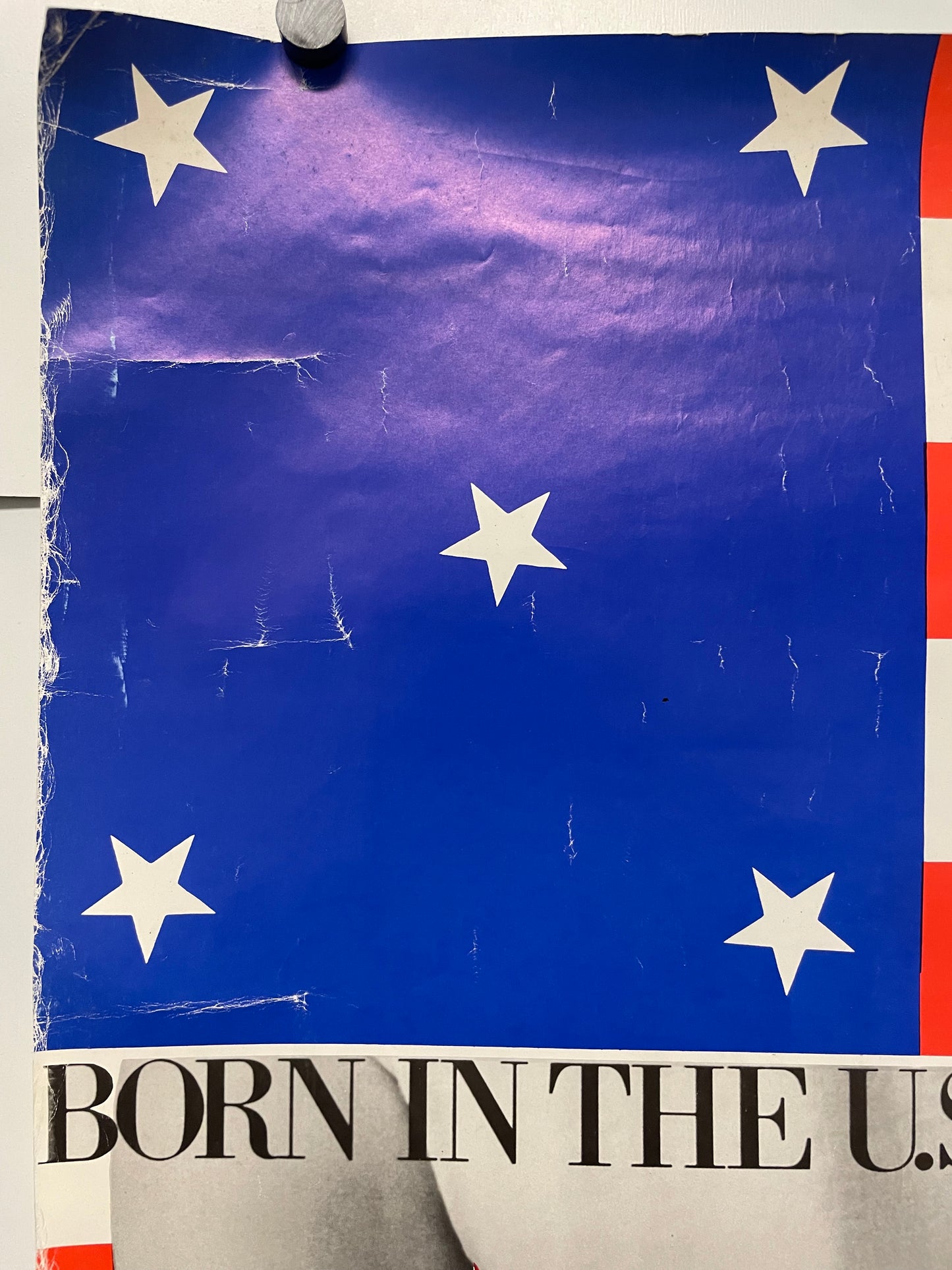 Born in the USA, vintage Bruce Springsteen poster, 1984