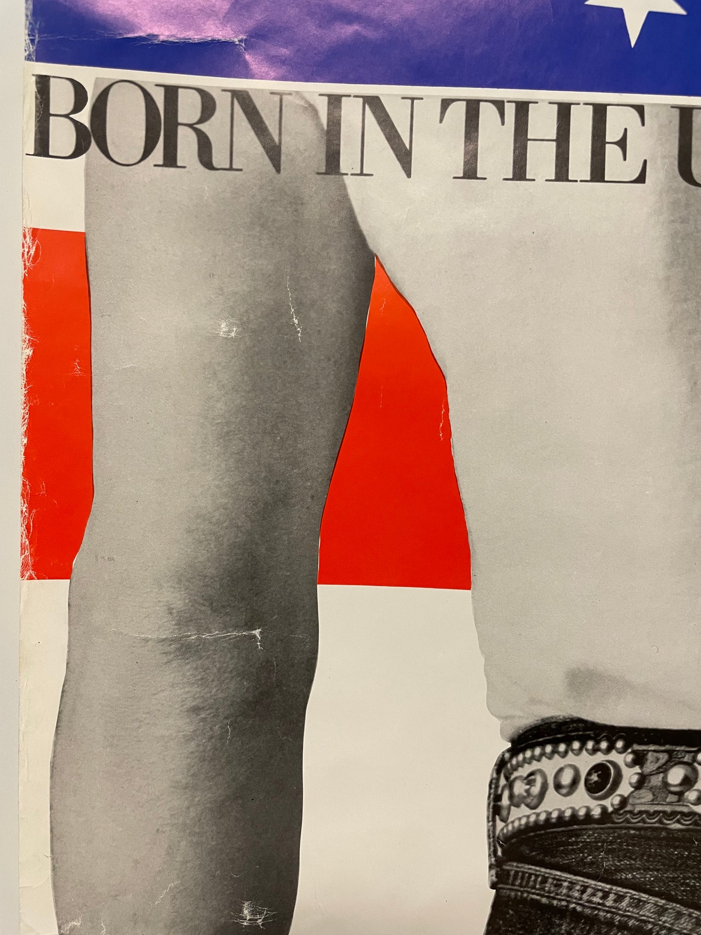 Born in the USA, vintage Bruce Springsteen poster, 1984