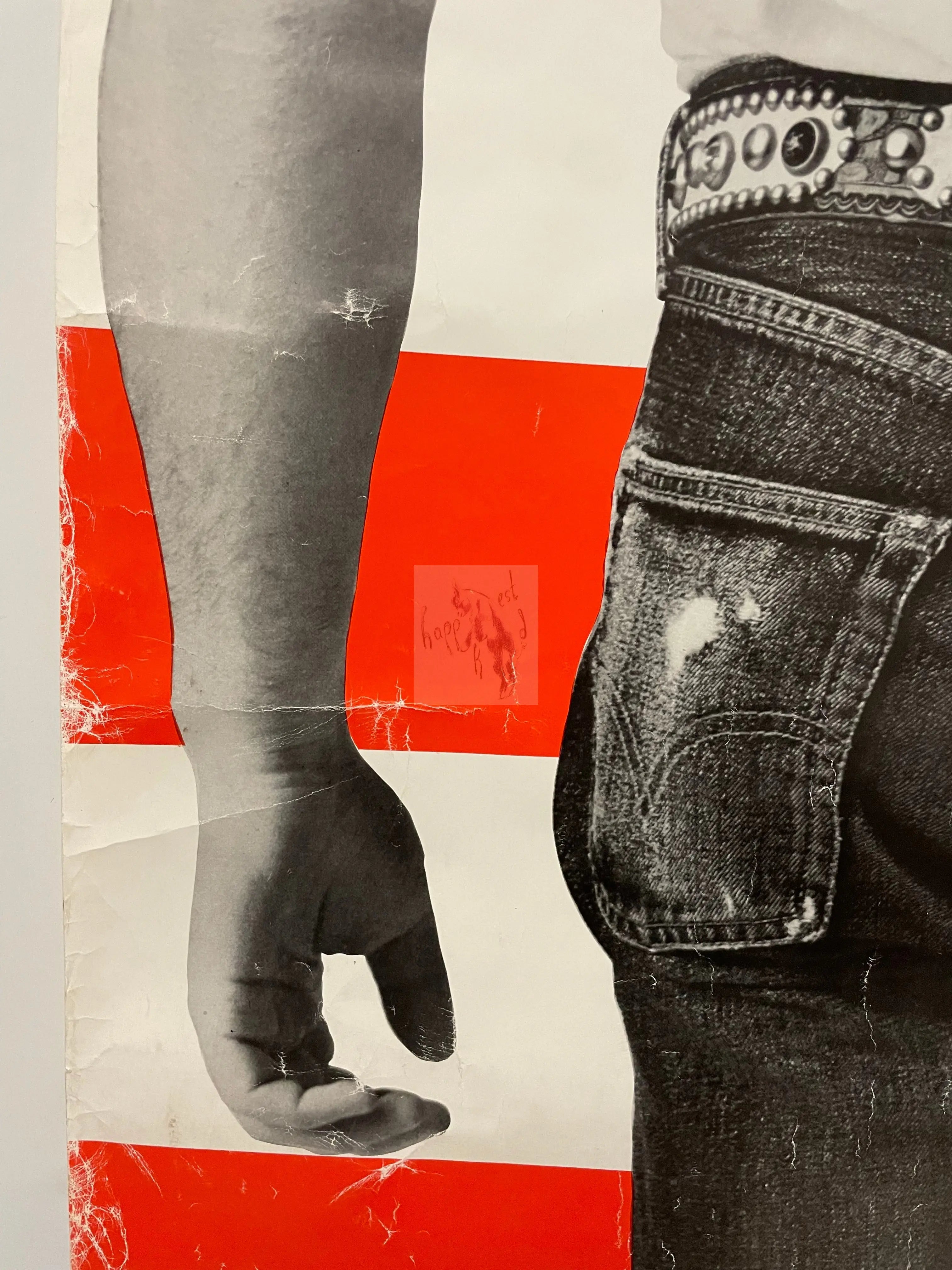 Bruce Springsteen Born in the USA Vintage Poster 1984 | Happiest Kid Finds Happiest Kid Finds