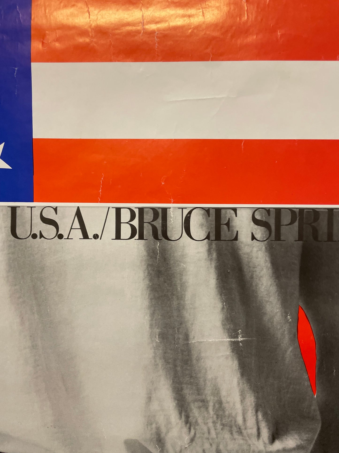 Born in the USA, vintage Bruce Springsteen poster, 1984
