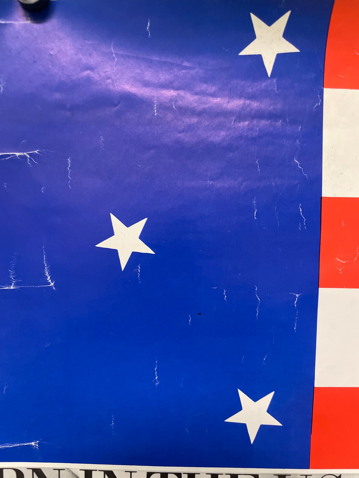 Born in the USA, vintage Bruce Springsteen poster, 1984