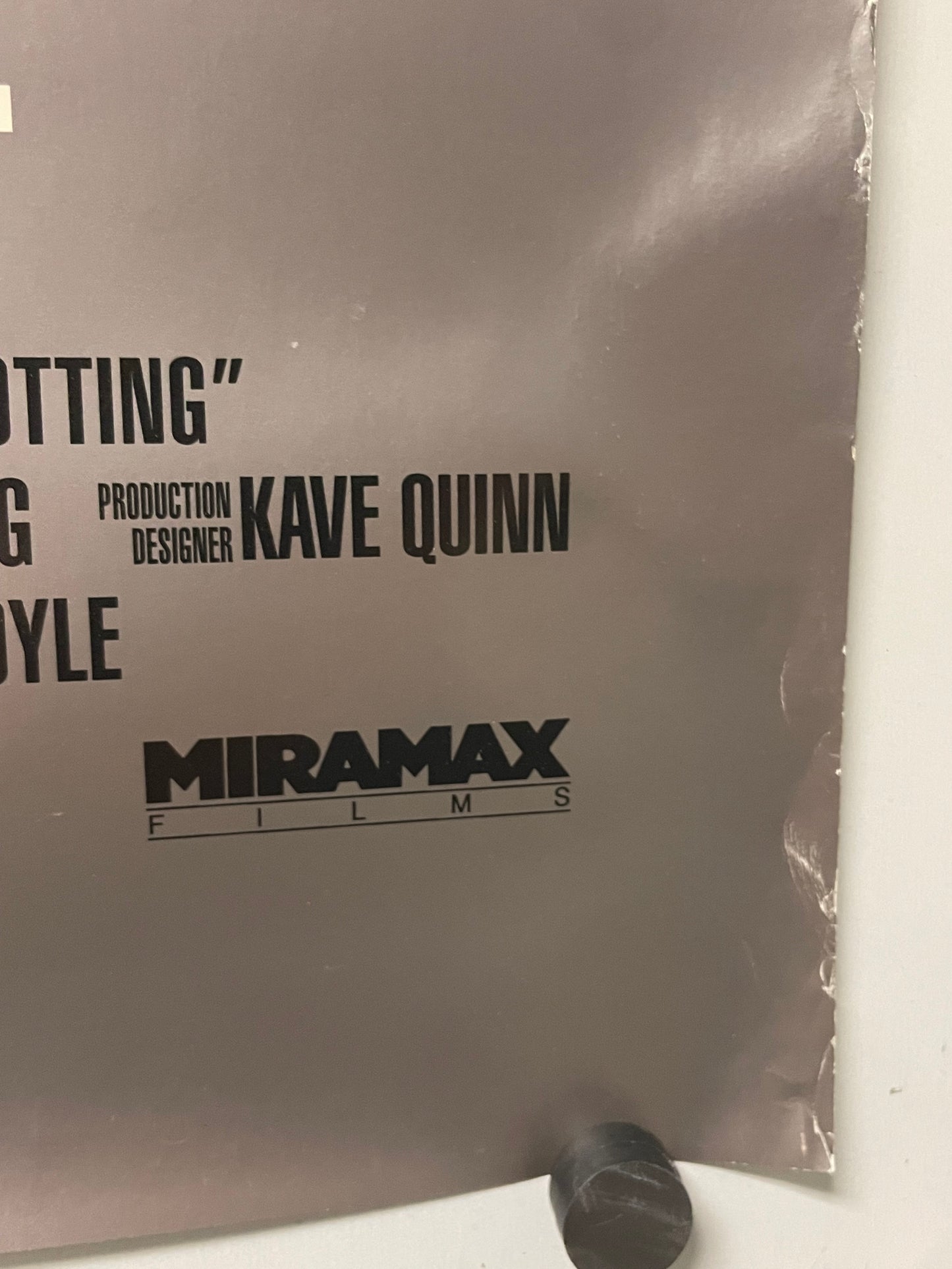 Trainspotting, vintage advance film poster, 1996