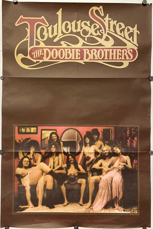 The Doobie Brothers - Toulouse Street, original and vintage music promo poster, 1972