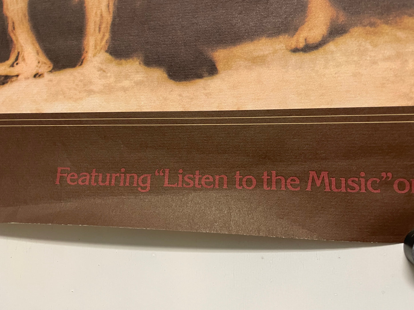 The Doobie Brothers - Toulouse Street, original and vintage music promo poster, 1972