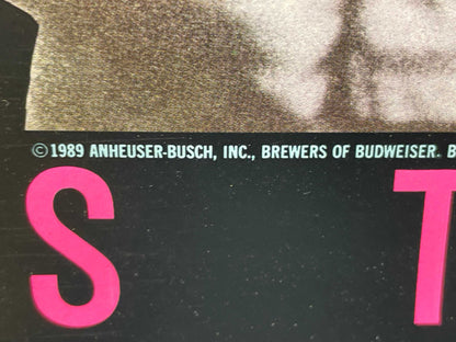 Rolling Stones - Bud presents North American Steel Wheels Tour, 1989, original and vintage concert music poster - HAPPIEST KID FINDS - Museum-quality antique and vintage posters, original art, preservation and restoration