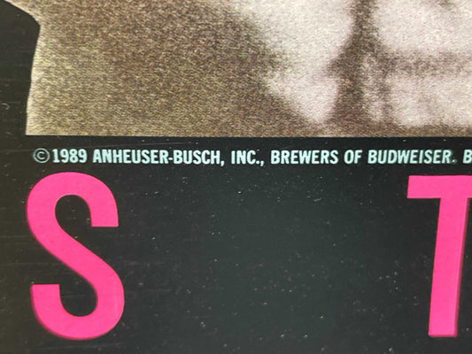 Rolling Stones - Bud presents North American Steel Wheels Tour, 1989, original and vintage concert music poster - HAPPIEST KID FINDS - Museum-quality antique and vintage posters, original art, preservation and restoration